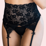 Elegant Lace Garter Belt with Adjustable Straps