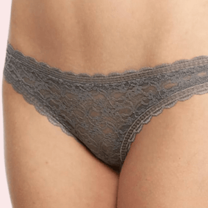 French Daina Elegant Lace Tanga Thong Luxury Gift Box