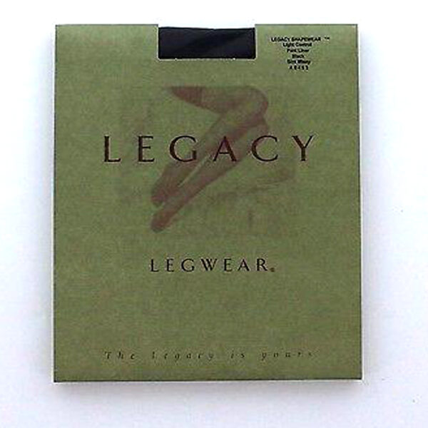 Legacy Legwear Microfiber Control Top Brown Tights - Image 2