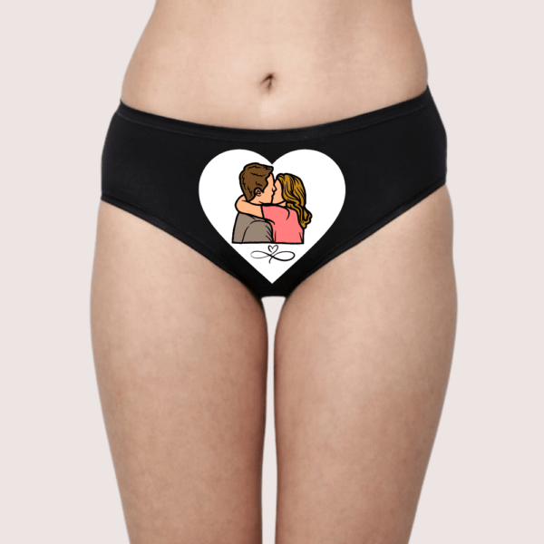 Sensual Custom Message Forever Kiss Panty - Image 2