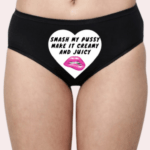 "Personalized Love Note Naughty Panty