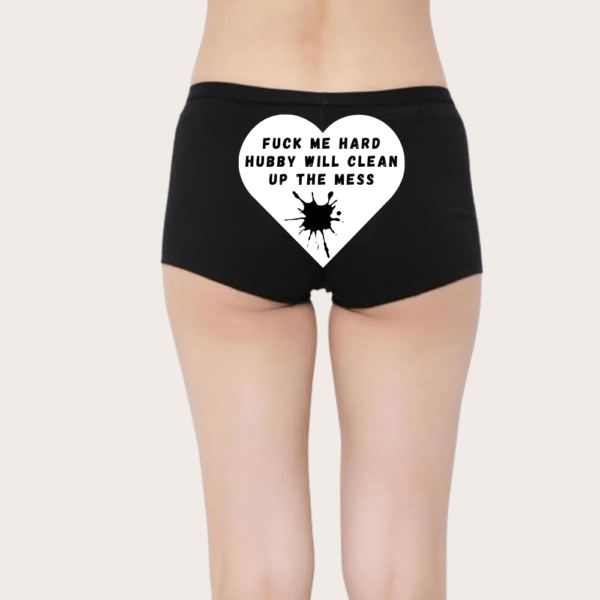 Personalized Naughty Text Panties for Her - Image 2
