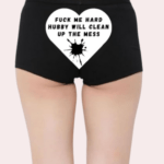 Personalized Naughty Text Panties for Her