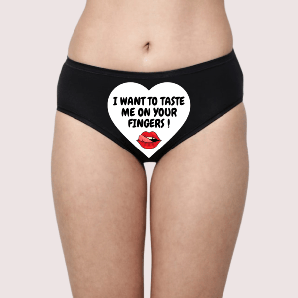 Customized Temptation Panty - A Secret Message - Image 2