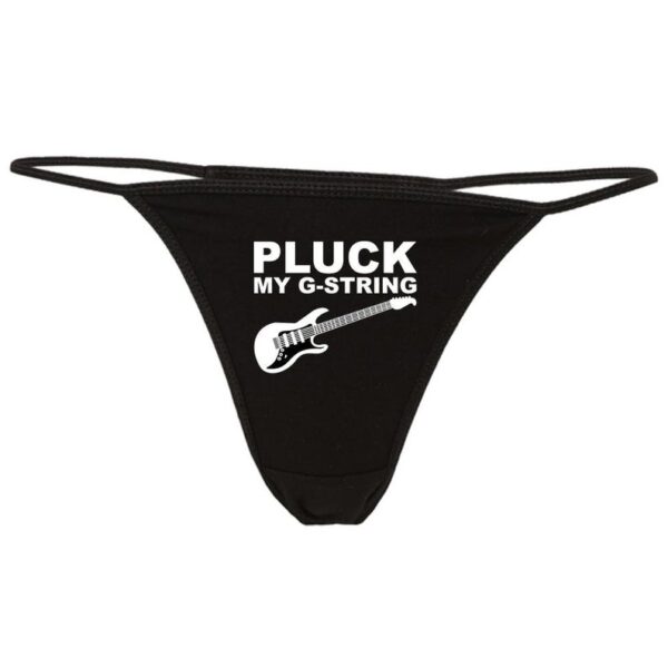 Pluck My G-String Printed Thong - Image 3
