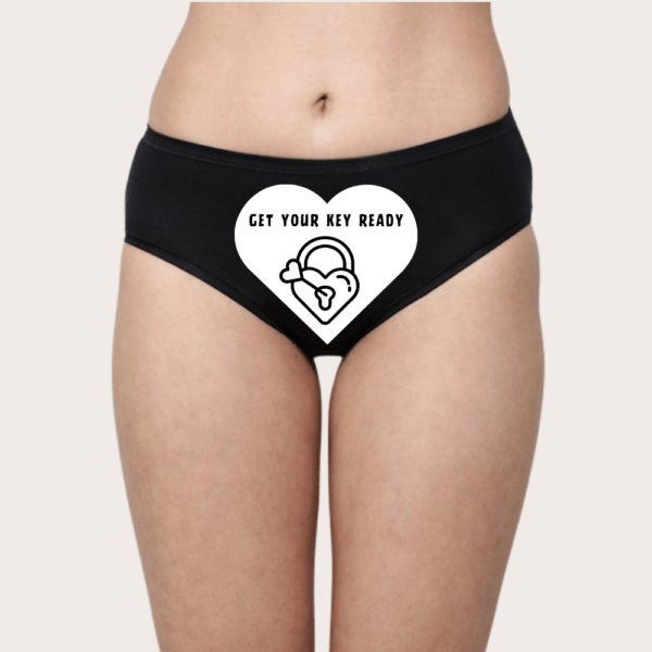 Unlock Your Desires Custom Text Panty - Image 2