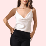 Premium Silk Cowl Neck Camisole for Layering