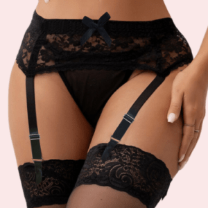 Shree Sexy Lace Garter Belt with four Wide Straps